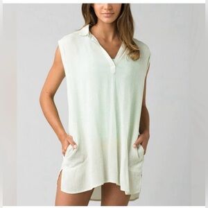 Prana Sleeveless Celadon Misty Tunic Top Size L